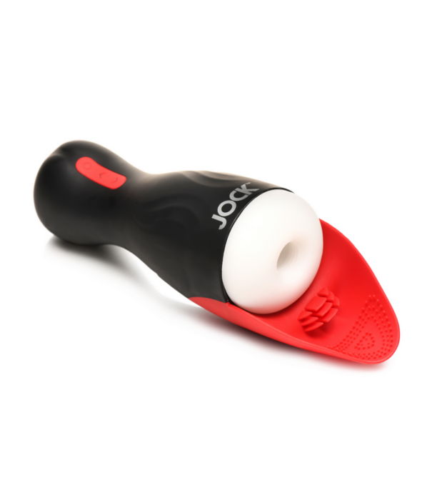 Curve Toys Zuig- en Vibrerende Masturbator - Zwart