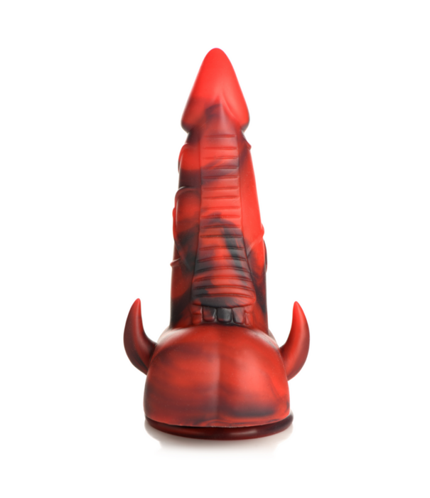 Horny Devil - Demon Silicone Dildo - Rood