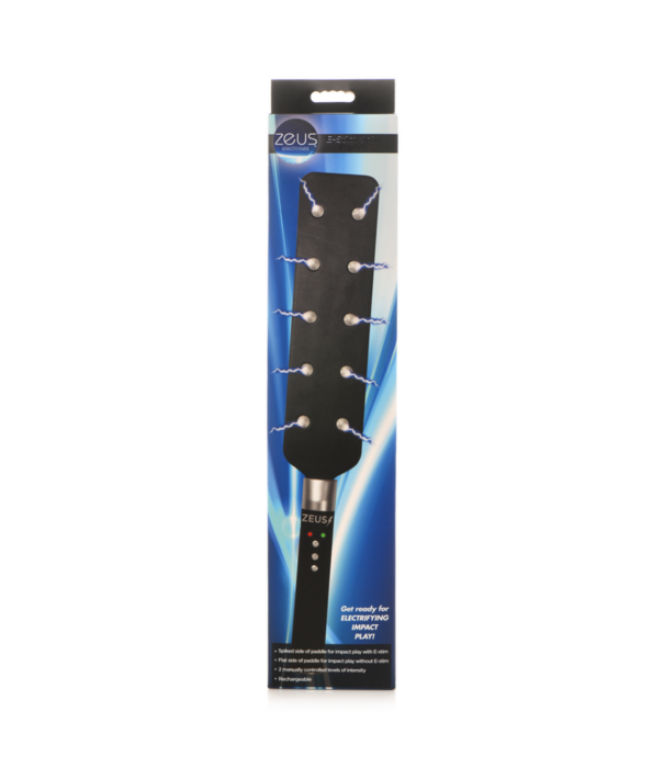 E-Stim Spiked Paddle - Zwart