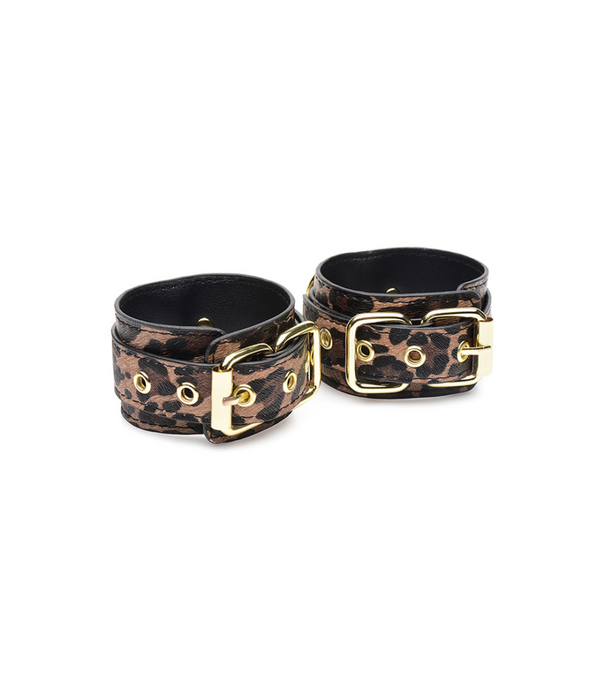 Leopard Print Bondage Set