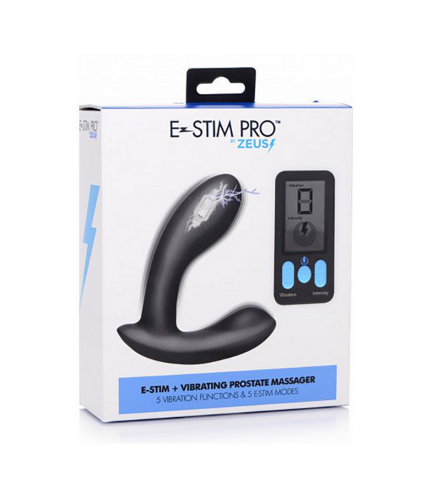 E-Stim Pro - Siliconen Vibrerende Prostaat Massager + Afstandsbediening