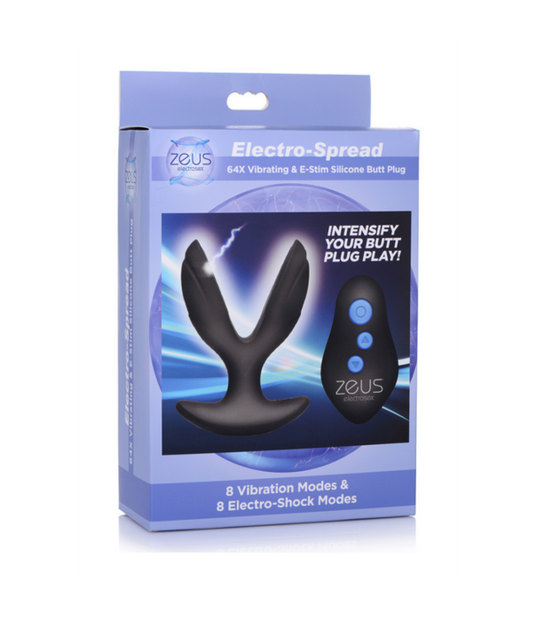 Electro-Spread - Vibrerende en E-Stim Silicone Butt Plug