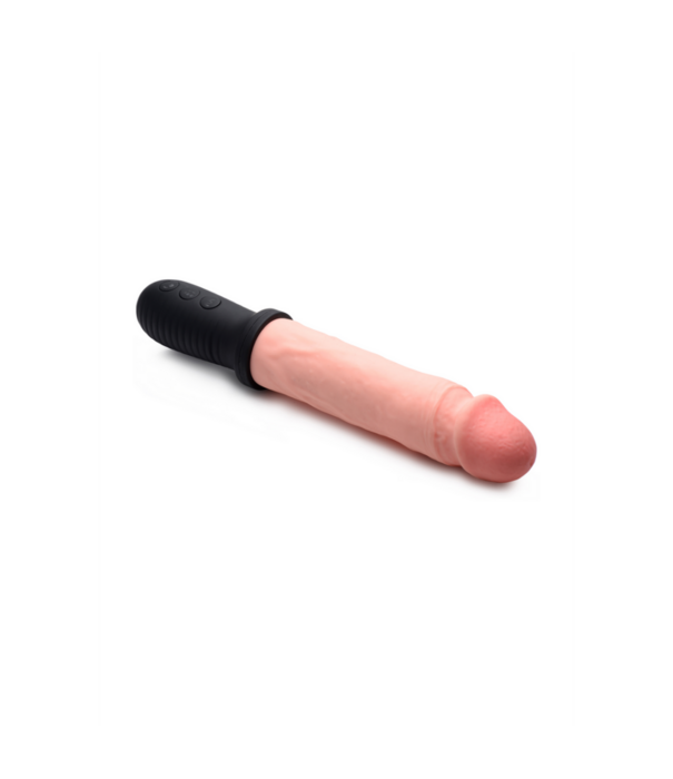 Auto Pounder - Vibrerende en Duwende Dildo met Handvat