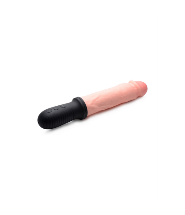 Auto Pounder - Vibrerende en Duwende Dildo met Handvat
