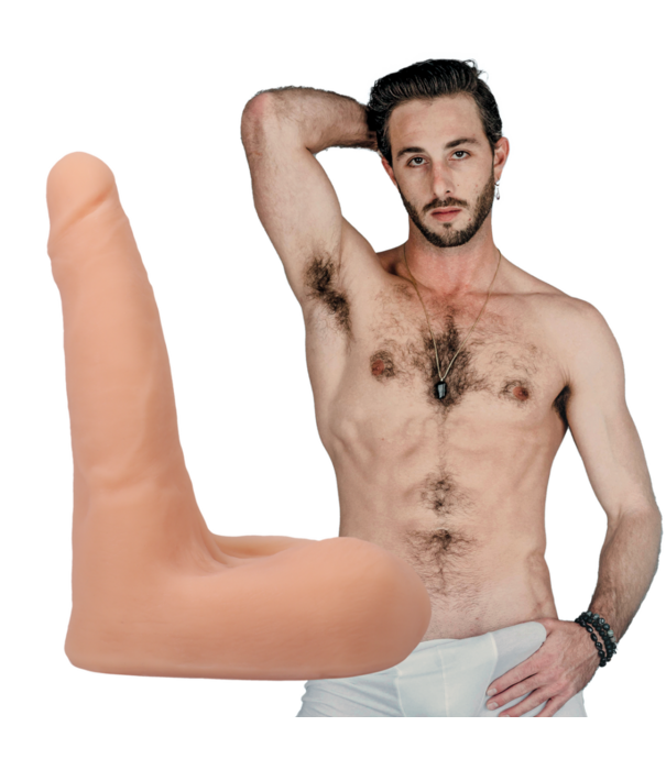 Doc Johnson Lucas Frost - Realistische ULTRASKYN Dildo - 7 / 18 cm - Vanilla