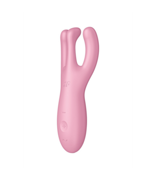 Threesome 4Plus - Lay-on Vibrator met App - Roze