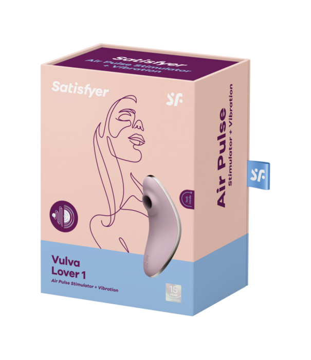Satisfyer Vulva Lover 1 - Dubbele Luchtpulsvibrator - Violet