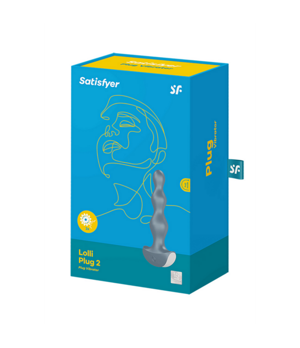 Satisfyer Lolli Plug 2 - Classic Vibrator - IJsblauw