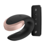 Double Love - Luxe Partner Vibrator - Zwart