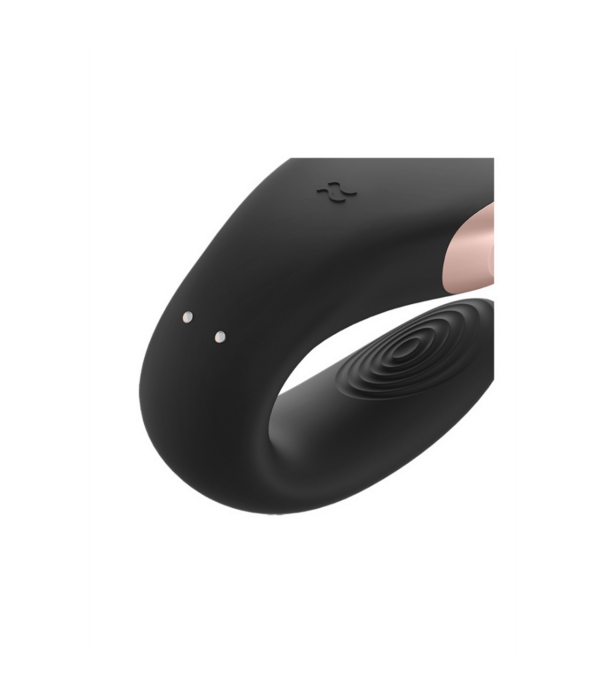 Satisfyer Double Love - Luxe Partner Vibrator - Zwart