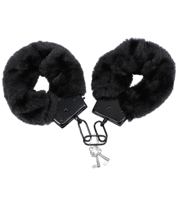 Doc Johnson Fluff Cuffs - Zwart