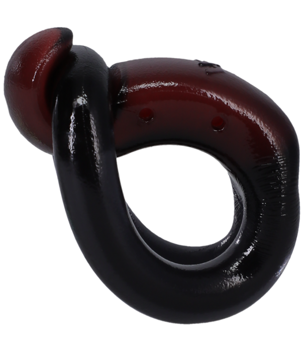 Doc Johnson Prestatie Ring - Zwart/Rood