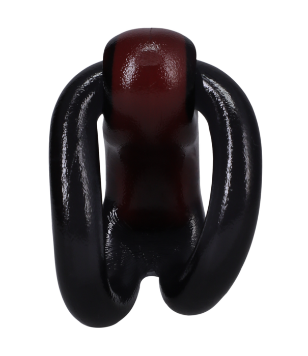 Doc Johnson Prestatie Ring - Zwart/Rood