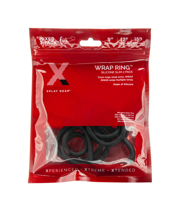 PerfectFitBrand Slim Wrap Ring - Cockring 2-Pack