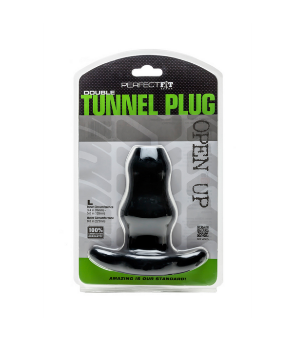 PerfectFitBrand Dubbele Tunnel Plug - Holle Butt Plug - L