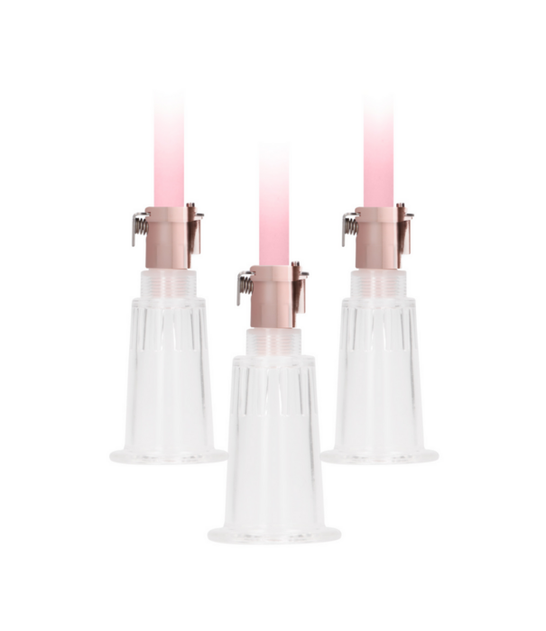 Pumped by Shots Clitorale  Tepelpomp Set Medium - Medium