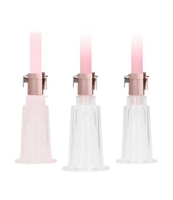 Pumped by Shots Clitorale  Tepelpomp Set Medium - Medium