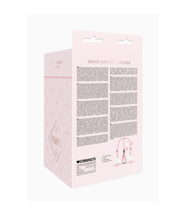 Pumped by Shots Borstkolf Set - Medium