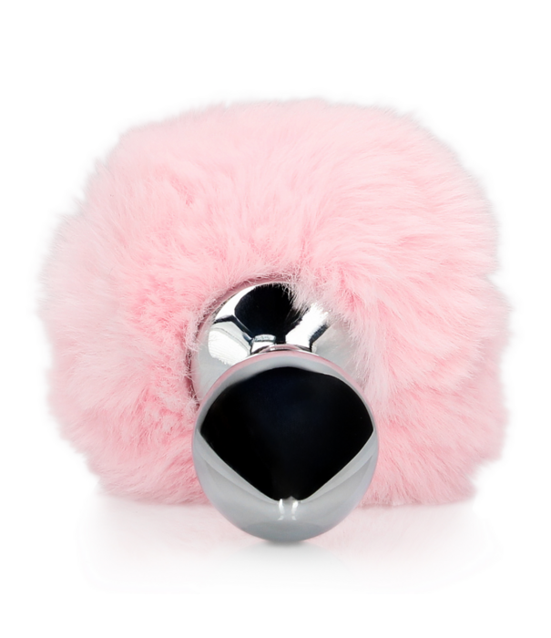 Ouch! by Shots Konijnenstaart met metalen buttplug