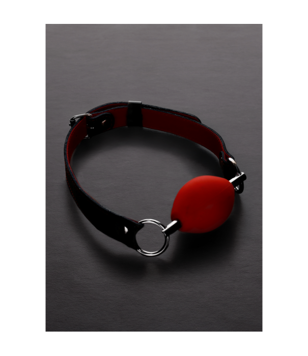 Steel by Shots Ovale Siliconen Ball Gag