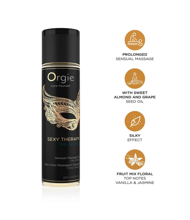 Orgie Sexy Therapy The Secret - Massage Olie - 7 fl oz / 200 ml