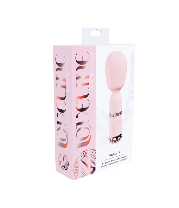 Loveline by Shots Velours - Mini-Wand - Roze