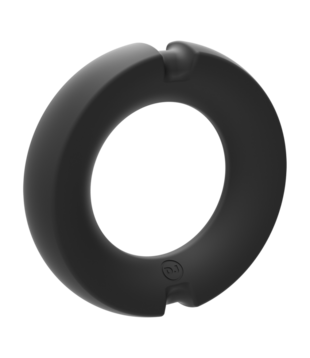 De Paradox - Silicone/Metal Cock Ring - 35mm - Zwart
