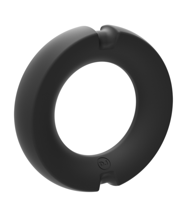 Doc Johnson De Paradox - Silicone/Metal Cock Ring - 35mm - Zwart