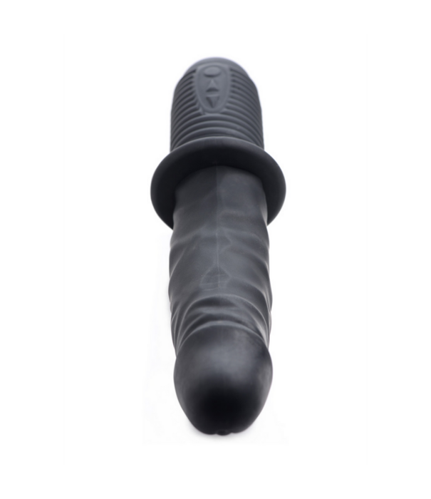 Power Pounder - Vibrerende en Duwende Silicone Dildo