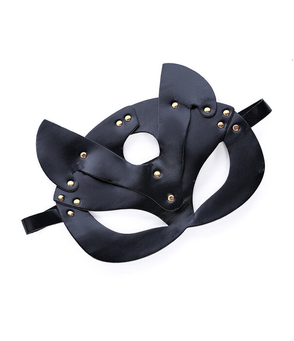 Mapalé Synthetisch Leren Oogmasker - Één Maat - Zwart
