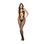 Open Fishnet Bodystocking - One Size - Zwart