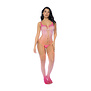 Bloemen Ombre Bodystocking - One Size - Zonsondergang