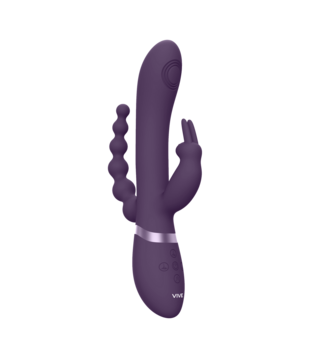 Rini - Pulse Wave  Vibrating Double Penetration Rabbit - Paars