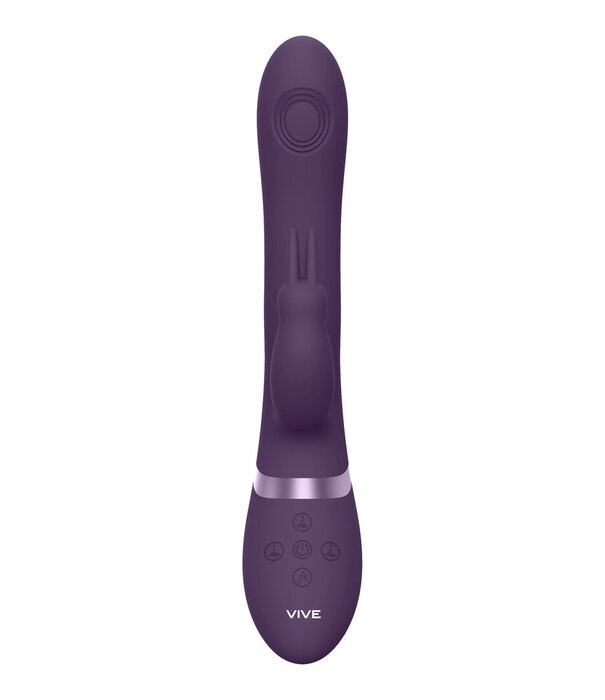 VIVE by Shots Rini - Pulse Wave  Vibrating Double Penetration Rabbit - Paars