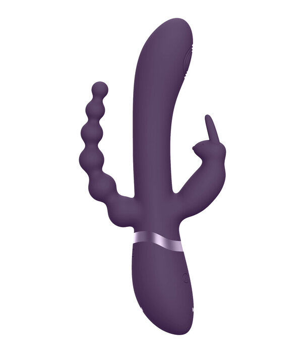 VIVE by Shots Rini - Pulse Wave  Vibrating Double Penetration Rabbit - Paars