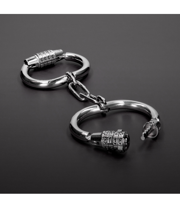 Steel by Shots Handboeien met Combinatieslot