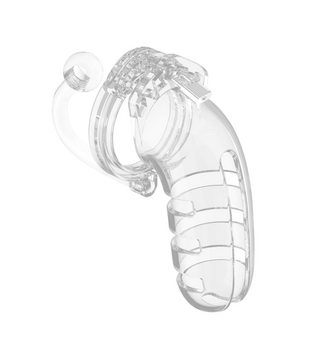 Model 12 Chastity Cock Cage met Plug - 5,5 / 14 cm