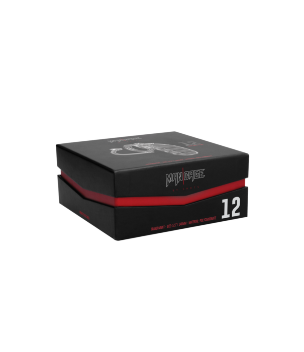 Model 12 Chastity Cock Cage met Plug - 5,5 / 14 cm