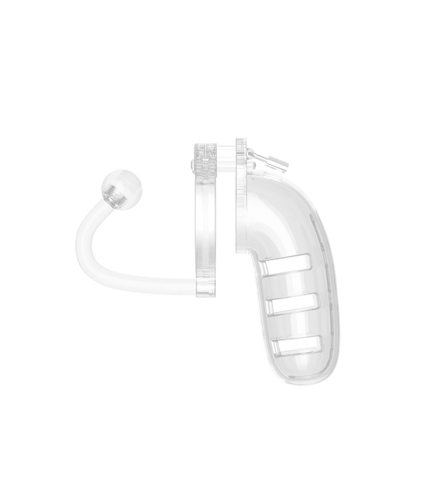 Model 12 Chastity Cock Cage met Plug - 5,5 / 14 cm