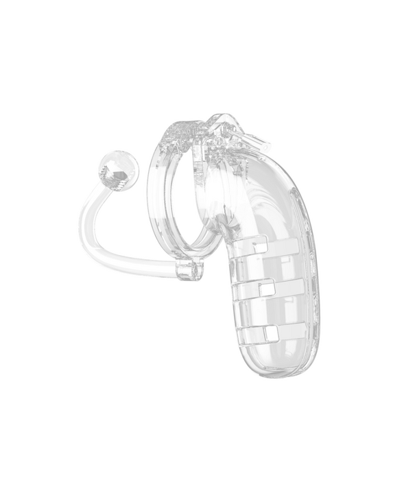 Model 12 Chastity Cock Cage met Plug - 5,5 / 14 cm