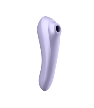 Dual Pleasure - Air Pulse Vibrator - Mauve