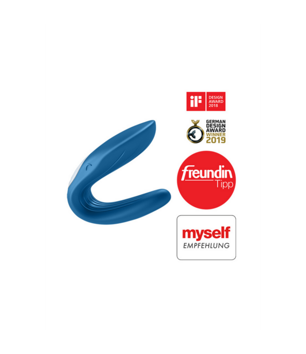 Satisfyer Double Wand-er Wand - Massage Wand en Vibrator - Blauw