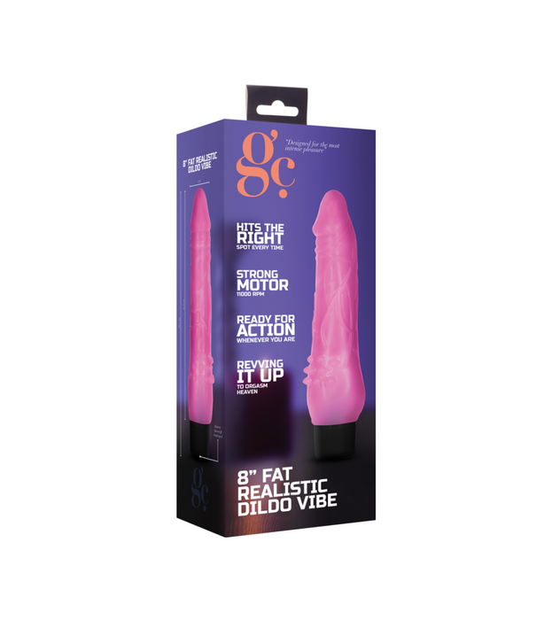GC by Shots Dikke Realistische Dildo Vibrator - 8 / 20 cm