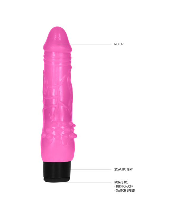 GC by Shots Dikke Realistische Dildo Vibrator - 8 / 20 cm