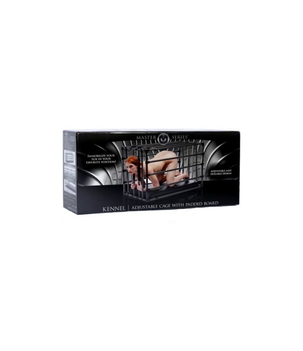 Hondenkennel - Verstelbare Puppykooi met Gevoerde Ondergrond