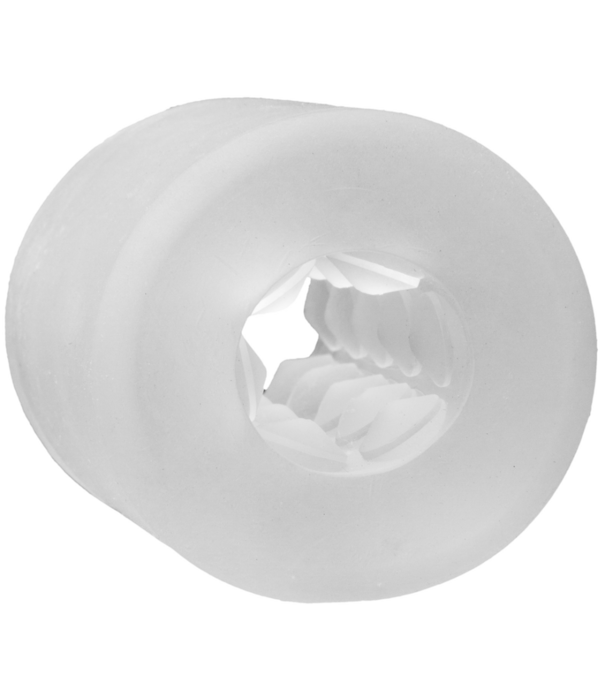 Doc Johnson Glow Helping Head - Masturbator Sleeve - Frost / Groen Gloed