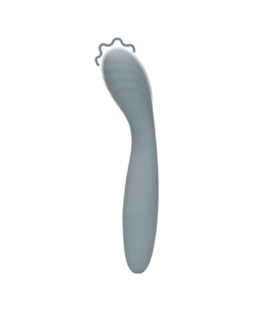 Ultra Soft Silicone G-Spot Vibrator - Basalt Grijs