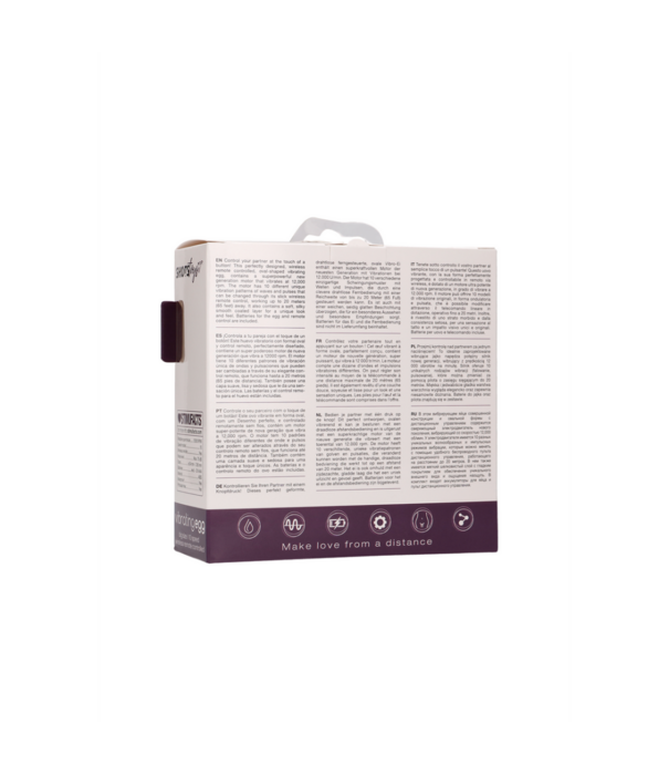 Shots Toys by Shots Vibrerende Ei met 10 Snelheden en Afstandsbediening - L - Paars