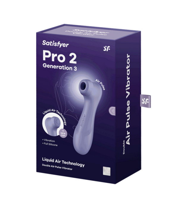 Satisfyer Pro 2 Generatie 3 - Double Air Pulse Vibrator - Liquid Air - Lila