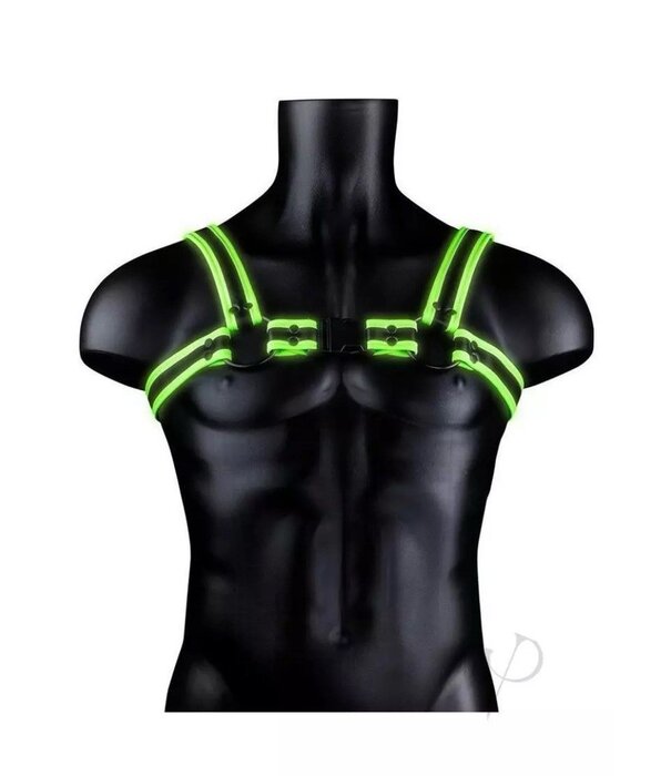 Ouch! by Shots Buckle Harnas- Glow in the Dark - L/XL
